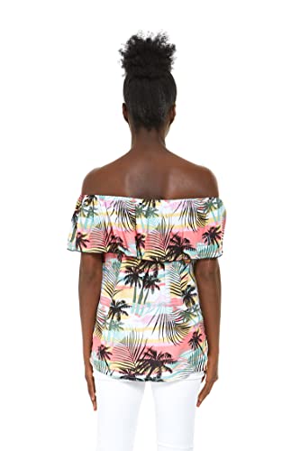 Image of Hawaii Hangover Family Matching Hawaiian Clothes, Neon Sunset Pink | Family Matching Hawaiian Clothes, Neon Sunset Pink, lightweight rayon, machine washable, tropical floral print, luaus