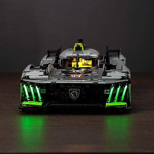 Led Light Kit for Lego Technic Peugeot 9X8 24H Le Mans Hybrid Hypercar 42156 - Image 2