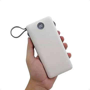 Carregador Portátil Power Bank 20000mah - Turbo Universal Com Display Digital E USB Rápido Potente Original Leve