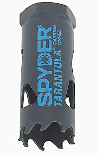 600899 Spyder Tarantula 1 1/4" Inch 32Mm Hole Saw Tungsten Carbide-Tipped Non-Arbored Hex 10 For Steel, Wood, Plastics + More #TOP11