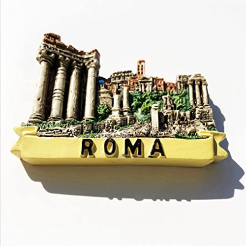 Imán refrigerador Roma Italy souvenir artesanal miniatura 2