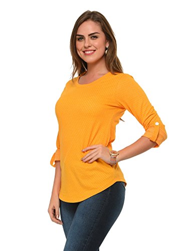 Image of Frenchtrendz Women'sCotton Poly Top(XS-4XL)