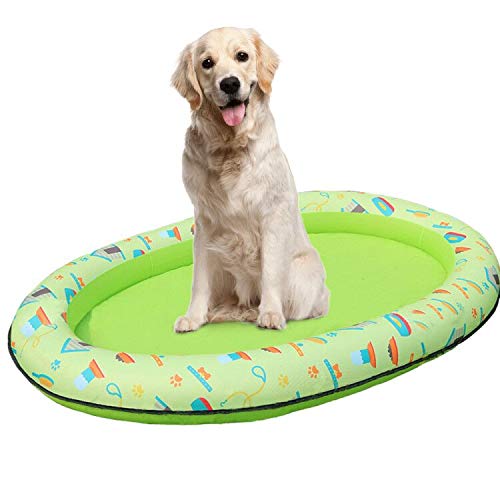 JUZIPI Dog Pool Float Inflatable Rafts for Dogs Swimming Pool for Adult