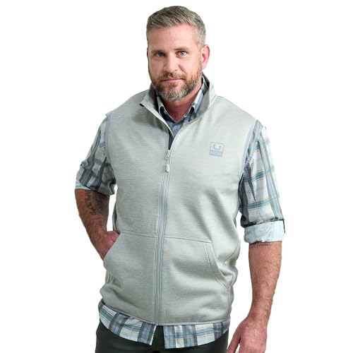 HUK Men's Coldfront+ Vest, Insulated, Water-Resistant Outdoor Layer for Cold Weather Activities