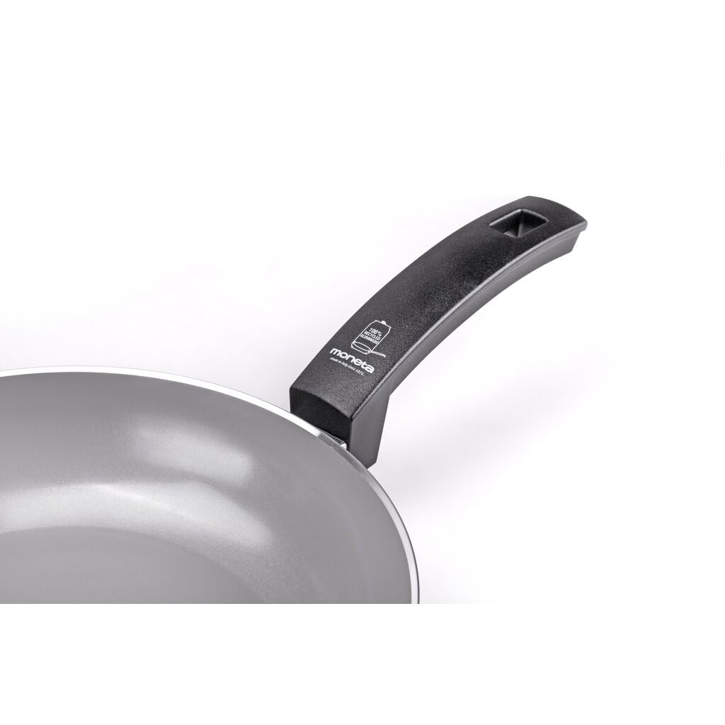 Moneta Innova Set di padelle 20+26cm, rivestimento naturale FineGres (NO PFAS), anche per induzione, 100% Made in Italy