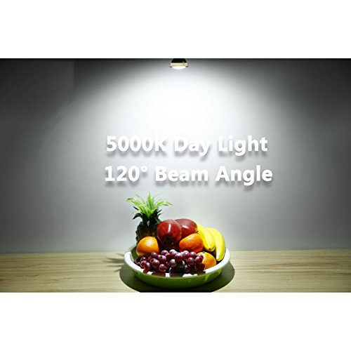 GU10 LED Bulbs Dimmable,7W(65W Halogen Bulb Equivalent),GU10 Base Lamp,Daylight White 5000K LED Flood Light Bulbs,120° Beam Angle,700LM 120V Floodlights Indoor Recessed Track Lighting - 6 Pack - Image 6