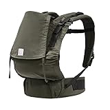 Stokke Limas Carrier Flex, Olive Green - Full-Buckle Baby Carrier - Ergonomic with Adjustable Features - Three Carrying Options - Safe for Babies from 1 Month/8.8 lbs to 44.1 lbs