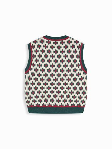 Image of CIDER Sweater Vest Women Sleeveless Cropped Sweaters Cute Graphic Tank Tops Old Money Clothes Fall Outfits