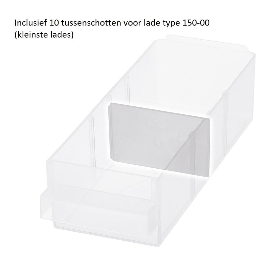 Raaco Schublade 44 Tabletts Schwarz C11-44 131322
