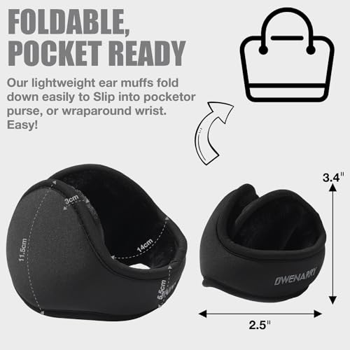 اغطية اذن شتوية للرجال والنساء قابلة للتعديل من دويناري مكونة من قطعتين