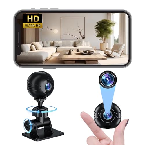 WUWEIWA 1080P Hidden Camera 2024 Updated Indoor Camera Nanny Cam Best Mini Camera WiFi Wireless Camera Live Video Recorder with Night Vision Surveillance Camera Full HD