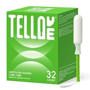 Tellove Tampons with 100% Organic C...