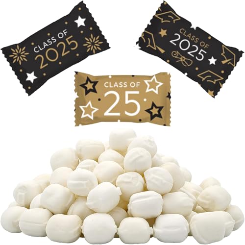 Fruidles Congrats Grad 2025 Buttermints, Mint Candies, After Dinner Mints, Fat-Free, Kosher Certified, Individually Wrapped (55 Pieces)