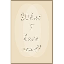 Book list journal What I have read Paperback   8 Feb. 2023