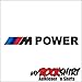Produktbild Aufkleber Set 1 x "Mpower BMW" Aufkleber 30 cm + Bonus Testaufkleber "Estrellina-Glückstern" ®, gedruckte Montageanleitung von "myrockshirt", Lieferung erfolgt aus Deutschland innerhalb von maximal 48 Stunden, versichert mit Trackingnummer in einem stabilen Versandkarton/Versandtasche, waschanlagenfest, Profi-Qualität
