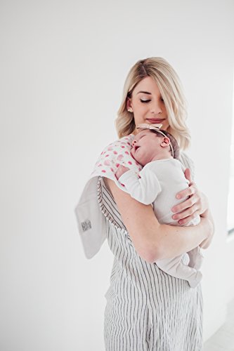 Image of Copper Pearl Premium Baby Burp Cloths - 3-Pack Large Cotton Burp Cloths, Extra Soft Spit Up Rags with 3 Absorbent Layers, Perfect for Baby Girl Gifts (21 inch x 10 inch Size, June Set)