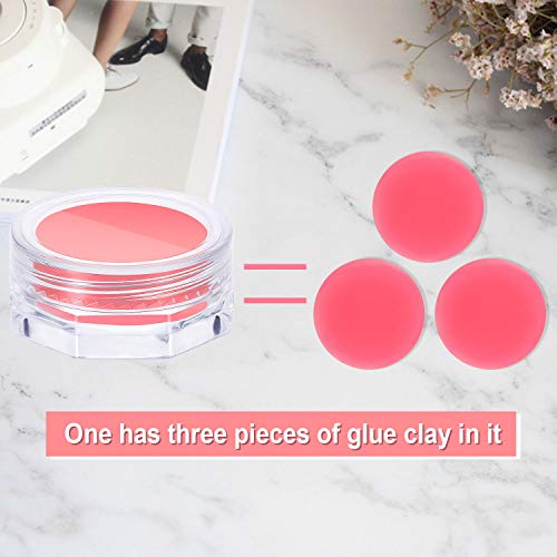 12 Piece Diamond Painting Tool, Include 6 Piece Mermaid Point Drill Pens Classic Point Drill Pen Spiral Diamond Painting Pen, 6 Piece Diamond Painting Wax Storage Case Full Of Glue Clay (Pink) #TOP4