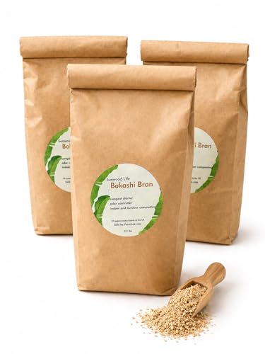 Sunwood LifePremium Bokashi Bran-6.6 lbs - Excellent for Food Waste Composting Graden and Pet Ordors Control