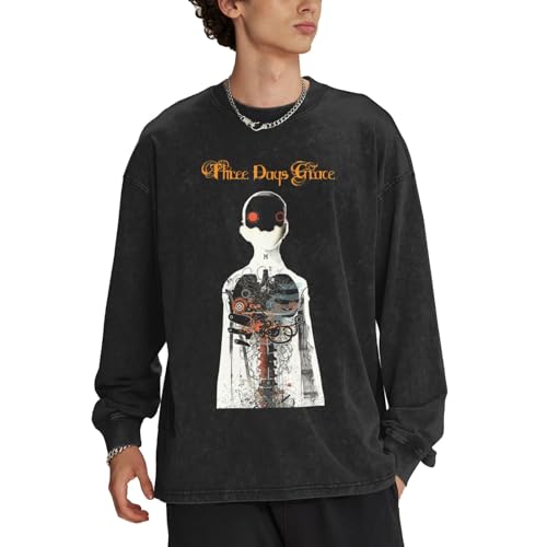 Men Long Sleeve Cotton T-Shirt Classic Travel Sports Long Sleeves Sweatshirt