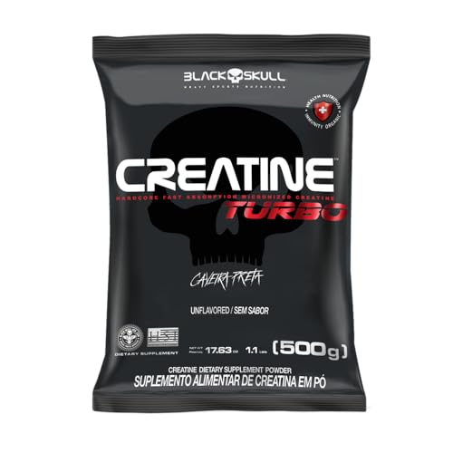 Black Skull Creatina Turbo 500g Refil