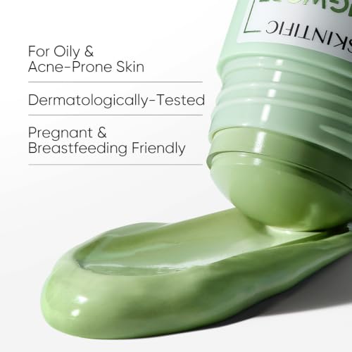 SKINTIFIC Mugwort Clay Stick Mask for Face, Redness Soothing & Breakout Control with Centella and Salicylic Acid, Gentle Exfoliating, Vegan Skincare, Wash-Off Facial Mud Mask - Image 5