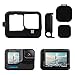Xzenuo Cover in silicone per fotocamera compatibile con GoPro Hero 10, custodia in silicone e protezione per lo schermo e cover per vano batteria per Hero 9 Black Accessories Kit di accessori