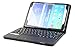 Produktbild MQ für Galaxy Tab A 10.1 (2016) - Bluetooth Tastatur Tasche mit Multifunktions-Touchpad für Samsung Galaxy Tab A 10.1 WiFi SM-T580, LTE SM-T585 | Tab A 10.1 Tastatur Hülle | Layout Deutsch QWERTZ
