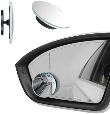 2Pcs Fan Shape Curved Blind Spot Mirror, Upgrade HD Glass Wide Angle - View #9