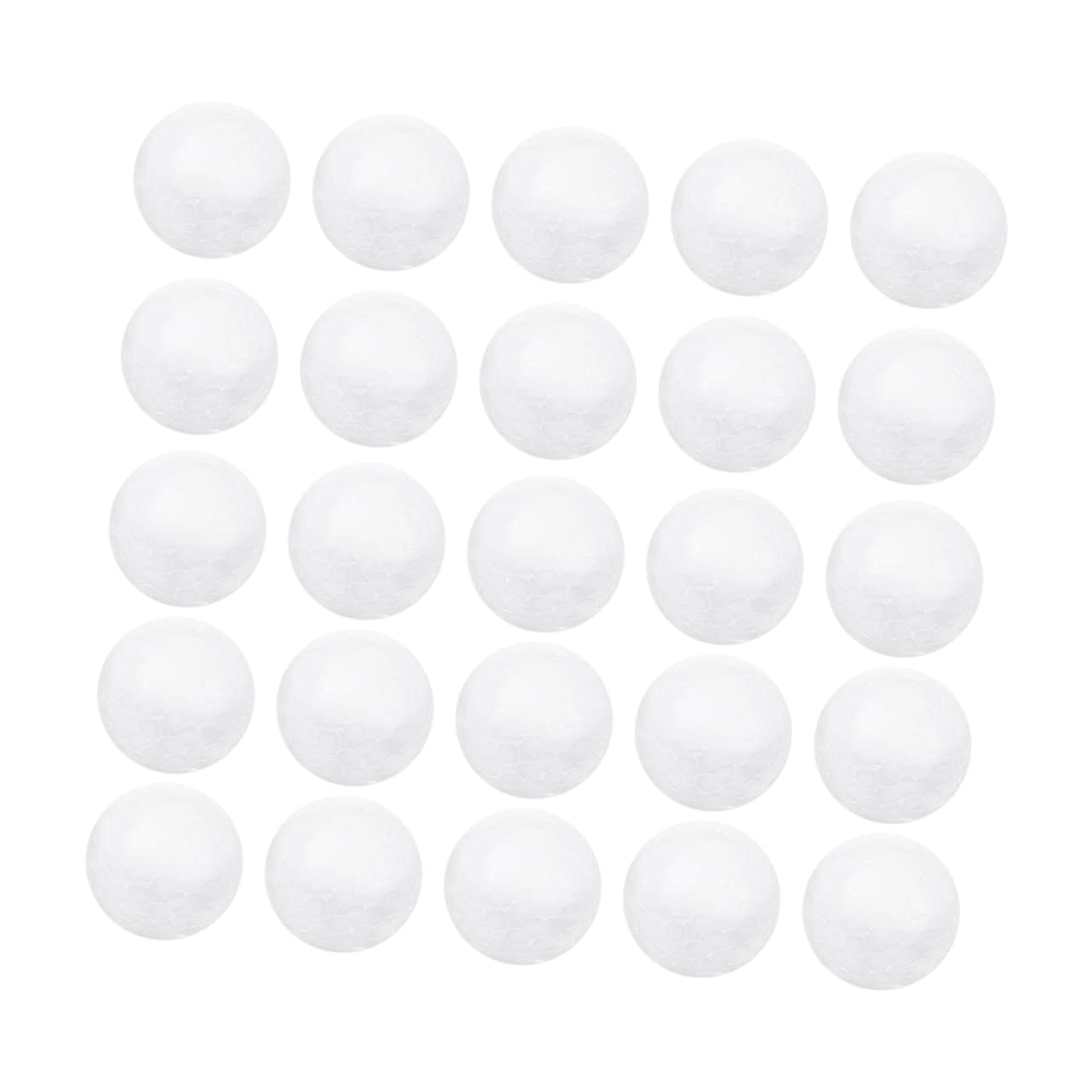 SEWACC 250pcs 2.5cm Foam Ball Decorations DIY Craft Material for Boys and Balls Models Ornaments Christmas Decor Educational Toy