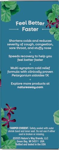 Nature's Way Umcka Cold Relief Syrup, Non-Drowsy Liquid, Cherry, 4 fl oz - image 9