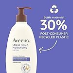 Aveeno Stress Relief Moisturizing Body Lotion with Lavender Scent, to help you feel Calm and Relaxed, Hydrating Body Lotion for Dry Skin, 33 FL OZ - Image 5