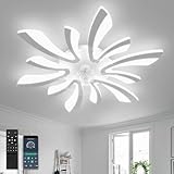 【Mode réversible et contrôle par télécommande/application】 Notre luminaire ventilateur a été soigneusement conçu pour répondre à vos besoins. Équipé d'une télécommande ou d'une fonction de contrôle par application, il offre deux options de direction du flux d'air : en été, profitez d'une brise rafraîchissante pour rester frais et confortable ; en hiver, plongez-vous dans la chaleur fournie par le mode de flux d'air ascendant et imprégnez toute la pièce d'une atmosphère chaleureuse.