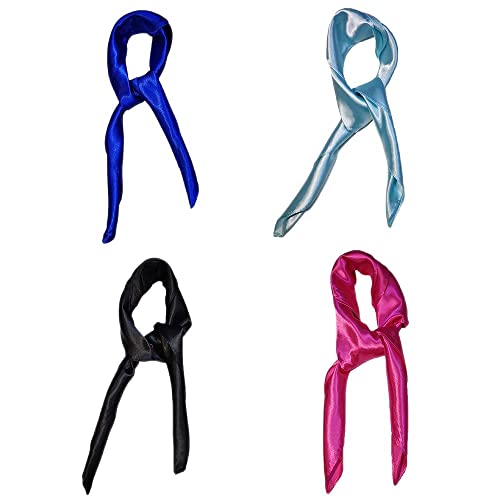 Silk Square Scarf Women's Fashion Scarves Lightweight Small Solid Color 22 In