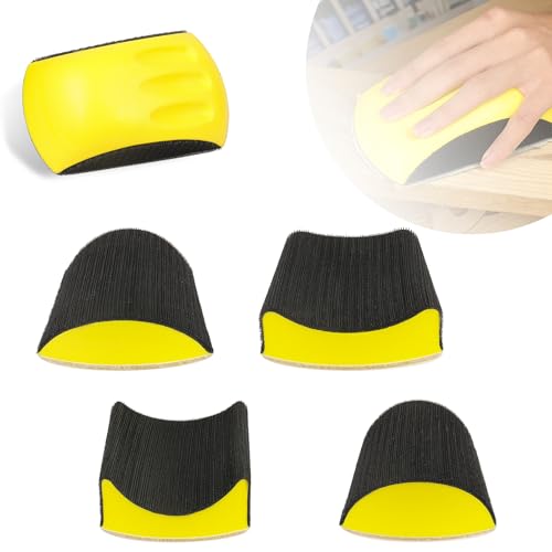 MOGRQAP 5 pièces Blocs de ponçage à main 6 pouces