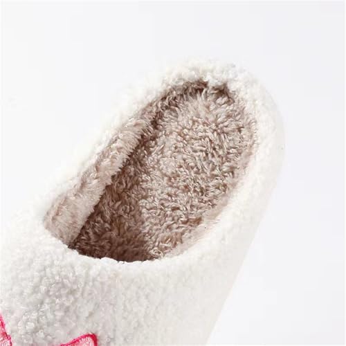 Image of Halloween Pumpkin Slippers for Womens Mens Cute Cartoon Slippers Plush Warm Memory Foam Shoes