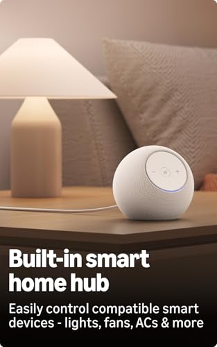 Image of All-new Amazon Echo Dot Max, Alexa speaker with 3X bass and room-filling sound, hands-free smart home management, Bluetooth, Graphite