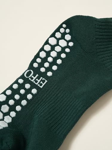 Image of Shapes Studio Half Calf Grip Socks, Cute Fruit Pilates Socks, Ruffle Socks, Non-Slip for Barre Yoga
