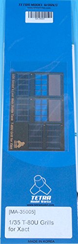 Russie T-80U gril moteur gravure pièces Tetra Model Works 1/35 pour maquette