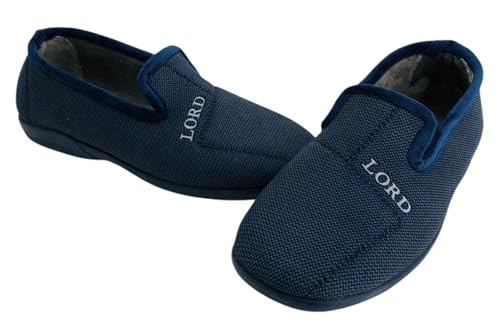 J. Ruiz calzados JR - Zapatillas de Casa Hombre Invierno - Zapatilla cerrada hombre - Fabricado en España. (Marino 1, 42, Sistema tallas calzado EU, Adulto, Hombre, Números, mediano, 42)