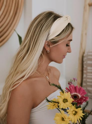 Huachi Knotted Fashion Hairbands And Hair Hoops: Non-Slip Top Knot Headbands With Leopard Print For Women And Girls thumb #6