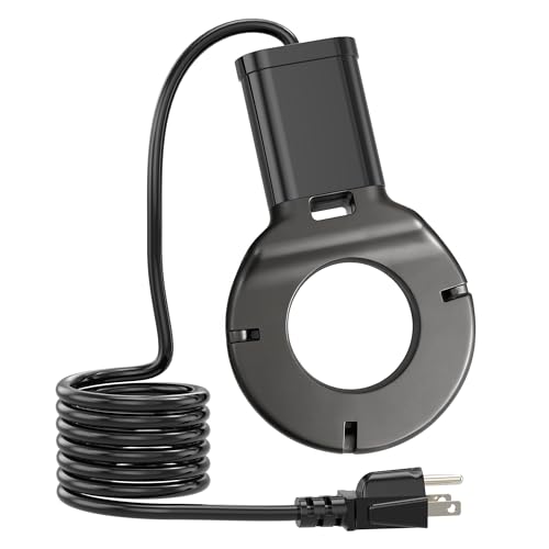 Qanskm 500W Utility De-Icer, Submergible Bird Bath Heater De-icer, Chicken Water Heater, Stock Tank Heater for Livestock Poultry Birds, Cows, Horses, Wildlife Drinkingwith 10FT Power Cord, Black