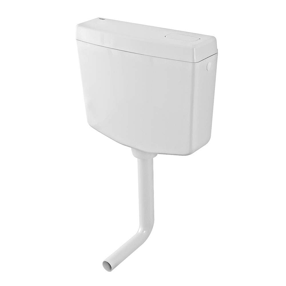 Inbagno Cassetta a Zaino di Risciacquo Valsir Modello Flash 473541 Bianca 10 Litri