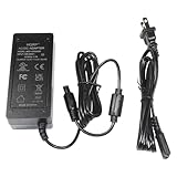 HQRP AC Adapter Charger for PAXCESS Rugged330 Rugged 330 Capacity 330W Portable Camping Generator Power Station Rockpals BALDR Baldr330 330W Portable Solar Generator Power Supply Cord, UL Listed