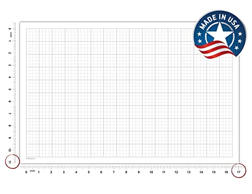 Mpc Brands Quadrille Grid Blueprint And Graph Paper (1 Pack 11 X 17) White #TOP2