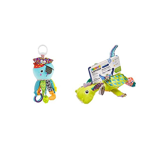 Lamaze Baby Spielzeug Captain Calamari, die Piratenkrake Clip & Go, Hochwertiges Kleinkindspielzeug & Baby Spielzeug…