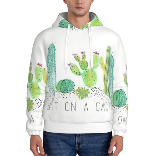 Sweat à capuche homme pull chaud polaire avec cordon de serrage imprimé