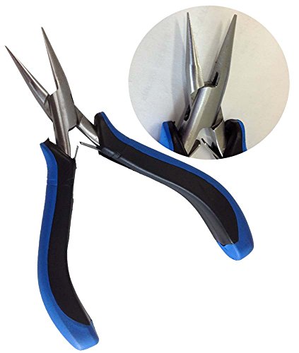 JEWEL TOOL 4.5 Inch (11.4 cm) Long Nose Pliers | Precision Pliers for Metal Crafting
