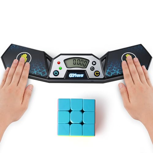 AuntyFey Speed Cube Timer, Professional Cube Race Stack Competition Accuracy to 0.001 Seconds, Great...