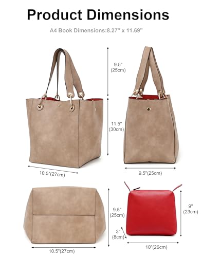 Image of sqlp Large Work Tote Bag for Women Designer Handbags Big Bucket Purses