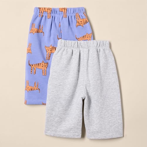 Amazon Essentials Unisex Toddlers and Babies' French Terry Cotton Pants, Pack of 22